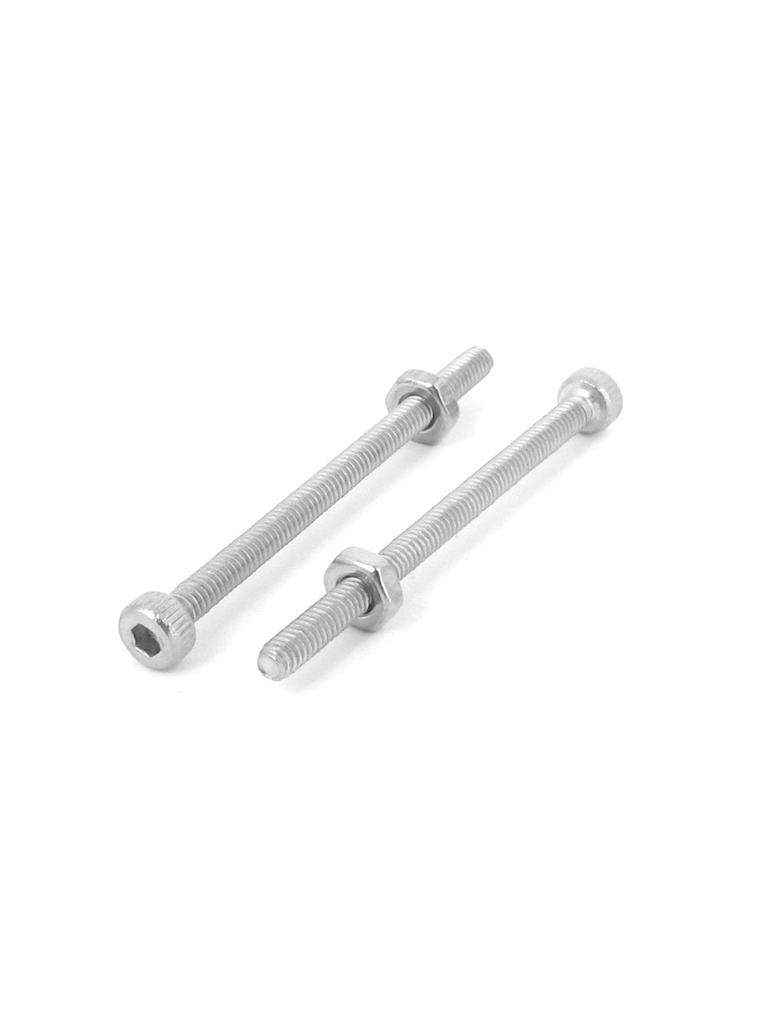 M2x30mm六角ソケットヘッドナットボルトナットセット20Pcs