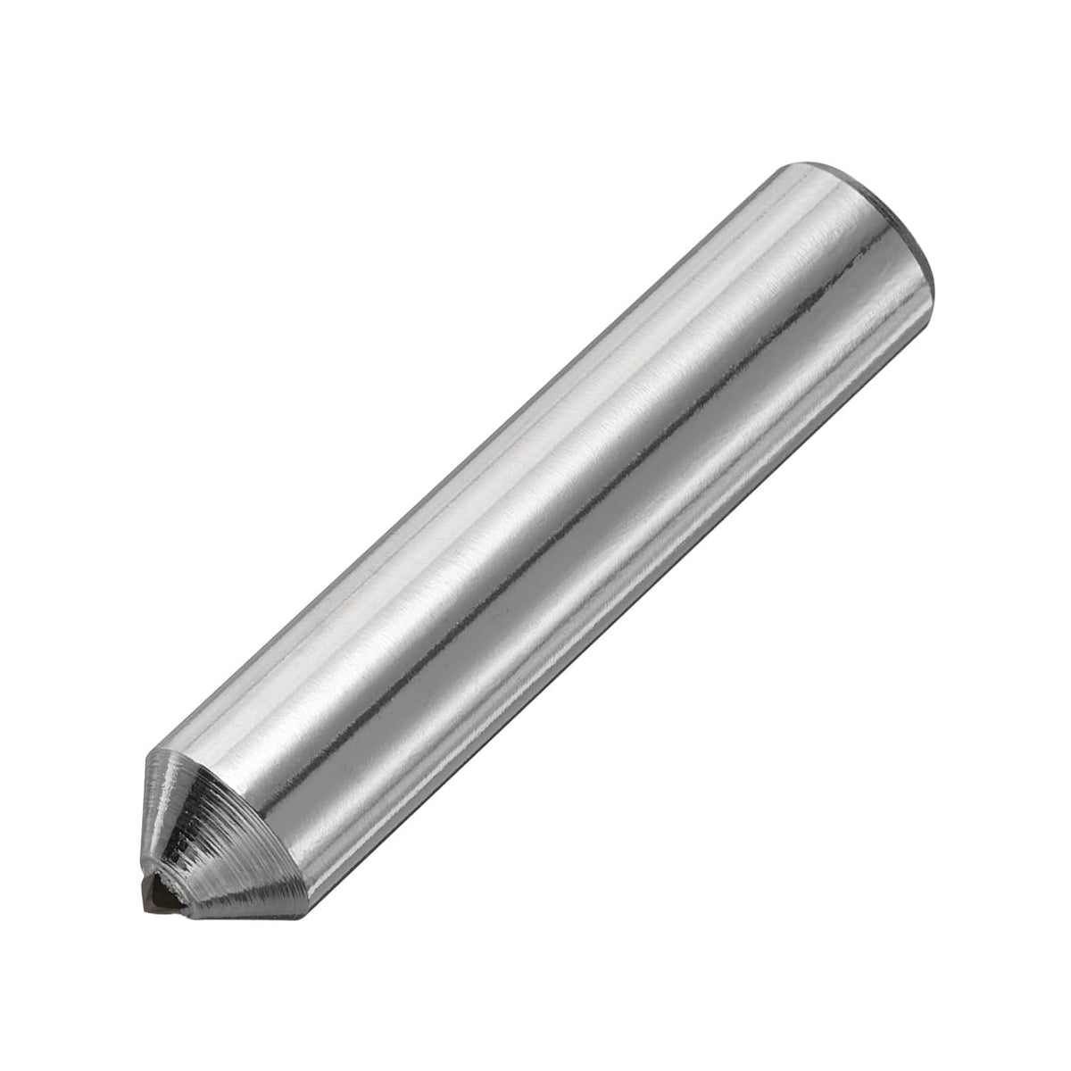 Diamond Dresser, 10mm x 45mm (13/32" x 1-3/4") Single Tapered Point Grinding Wheel Round Pen Welded Diamond Dressing Tool, Silver Tone
