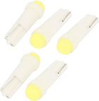 LinkMejor 5 Pcs Car 12V T5 White LED Wedge Interior Dashboard Light Internal