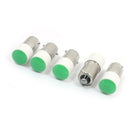 5pcs 24V 5A BA9S Type Green LED Light Signal Mini Indicator Pilot Lamp