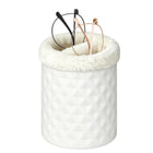 LinkMejor Double Glasses Holder, Silikone Plush Lined Brilleholder Stativ