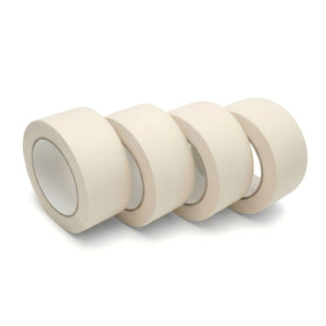 LinkMejor Masking Tape 2 Pollici di Larghezza, 4 Rullate × 55 Iarde (Totale 220 Iarde), Nastro per Pittura, DIY, Artigianato, Casa e Ufficio