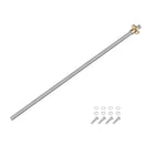 360mm / 14 Inch Tr8x8 Stainless Steel Lead Screw with T8 Brass Nut - [ Acme Thread, 2mm Pitch, 8mm Lead ] for 3D Printer Z Axis, CNC Machine
