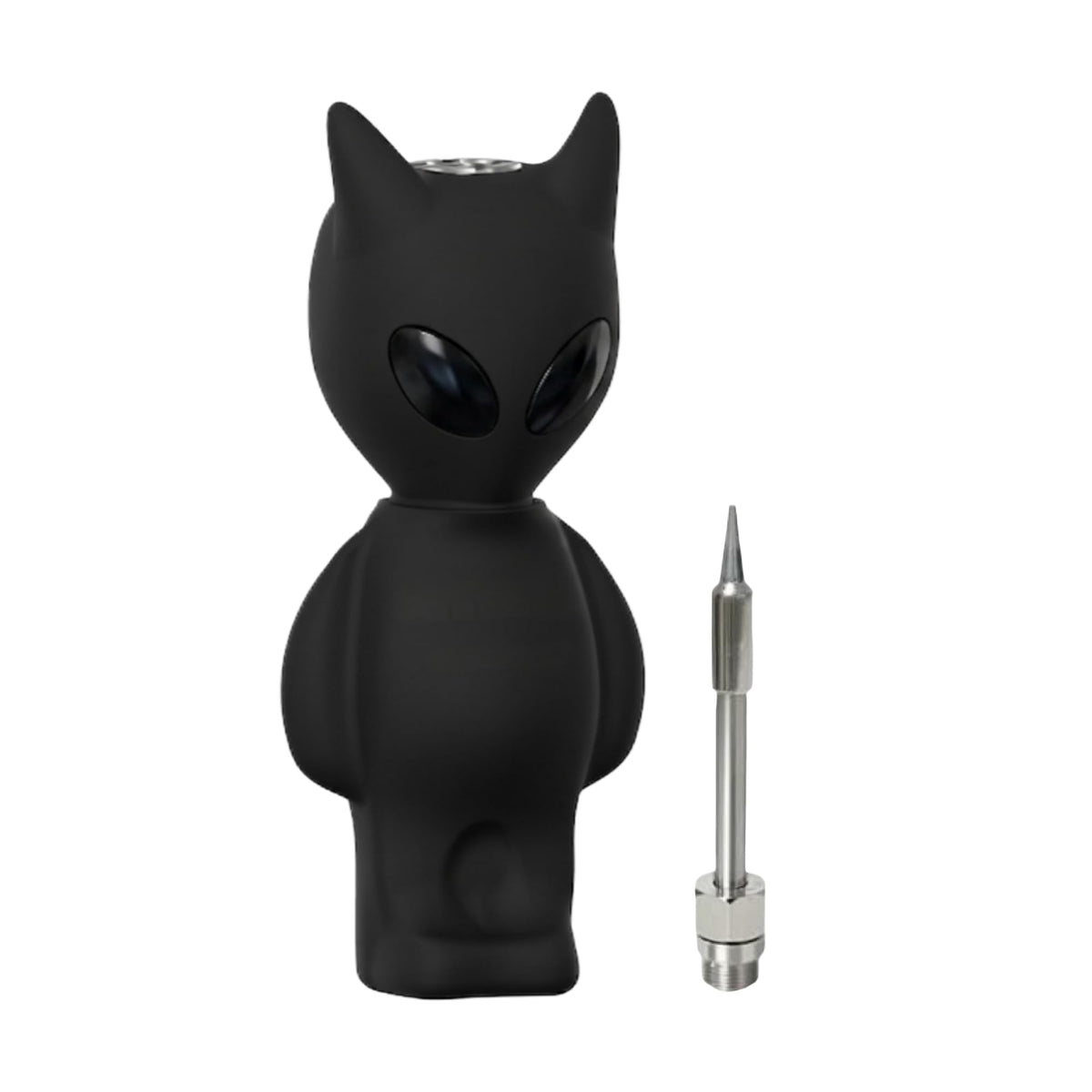 Mini Penna Batteria in Apparenza Cartoonica Equipaggiata Design Multifunzionale Ferro da Saldare Ricaricabile (nero)