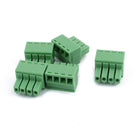 5Pcs 300V 10A KF2EDGK 3.5mm Pitch 4-Pin PCB Screw Terminal Block Connector