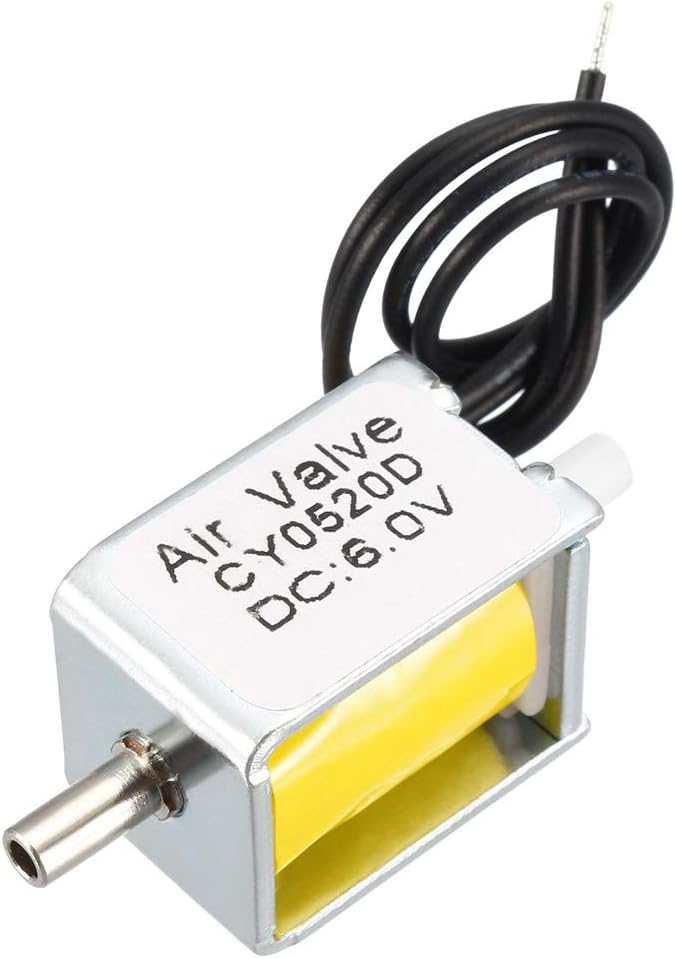Miniature Solenoid Valve 2 Way Normally Opened DC6V 0.06A Air Solenoid Valve