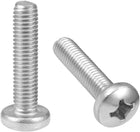 M8x35mm Machine Screws Pan Phillips Cross Head Screw 304 Stainless Steel Fasteners Bolts 5Pcs