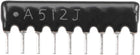 5.1K Ohm Resistor Network 1/8W SIP-9 Array 2.54mm Bussed Type 5% Tolerance 10pcs