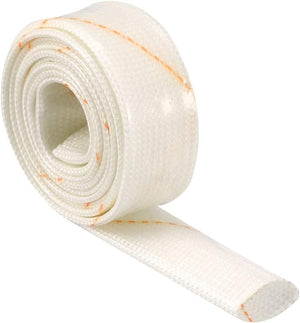 Insulation Braided Sleeve, 3.3Ft-14mm Polyethylene Resin Fiberglass Sleeve