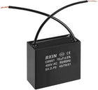 Ceiling Fan Capacitor CBB61 15uF 450V AC 2 Wires Metalized Polypropylene Film Capacitors 58x28x50mm for Water Pump Motor Generator