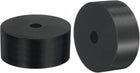 2Pcs Thick Rubber Spacer, 2-3/4 Inch OD x 1/2 Inch ID x 1 Inch Thickness Round Rubber Bushings Anti Vibration Flat Spacer Washers for Home Industrial Machinery