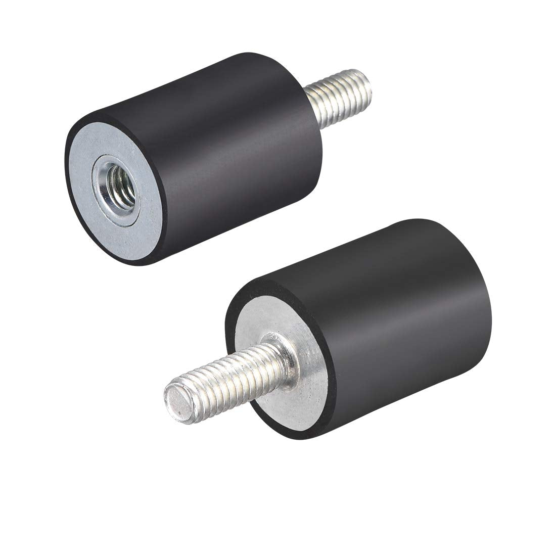 M6 Male Female Rubber Mounts, Shock Absorber, for Motor Generator Compressor Garage Reverse Osmosis Pump Impact Air Generator Car Bobbins, D20mmxH25mm 2pcs