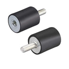 M6 Male Female Rubber Mounts, Shock Absorber, for Motor Generator Compressor Garage Reverse Osmosis Pump Impact Air Generator Car Bobbins, D20mmxH25mm 2pcs