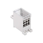 1 in 9 Out DIN Rail Terminal Blocks 690V 250A Max Input Distribution Block for Circuit Breaker