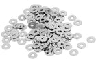 M1.4 x 4mm x 0.3mm Nickel Plated Flat Washers Spacers Gaskets Fastener 100PCS