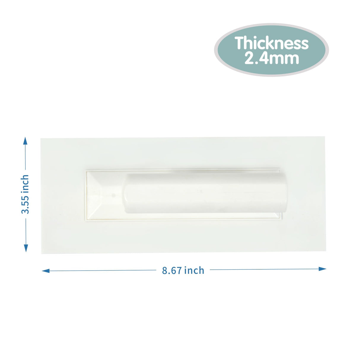 Bross à finition en plastique LinkMejor avec une poignée confortable