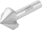 3 Flute 70mm Long 30mm Cutting Diameter HSS Chamfer Milling Cutter Bit