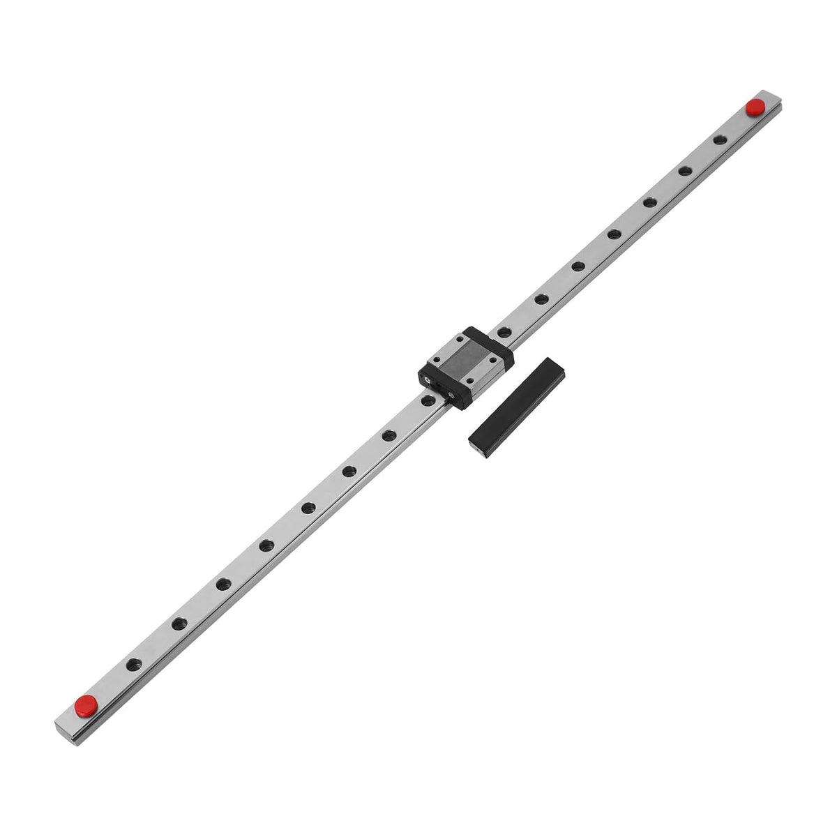 MGN12 450mm Linear Sliding Rail Guide with MGN12C Sliding Carriage Block and Mini Guide, Linear Motion Guideway for Mini Engraving CNC Machine 3D Printer