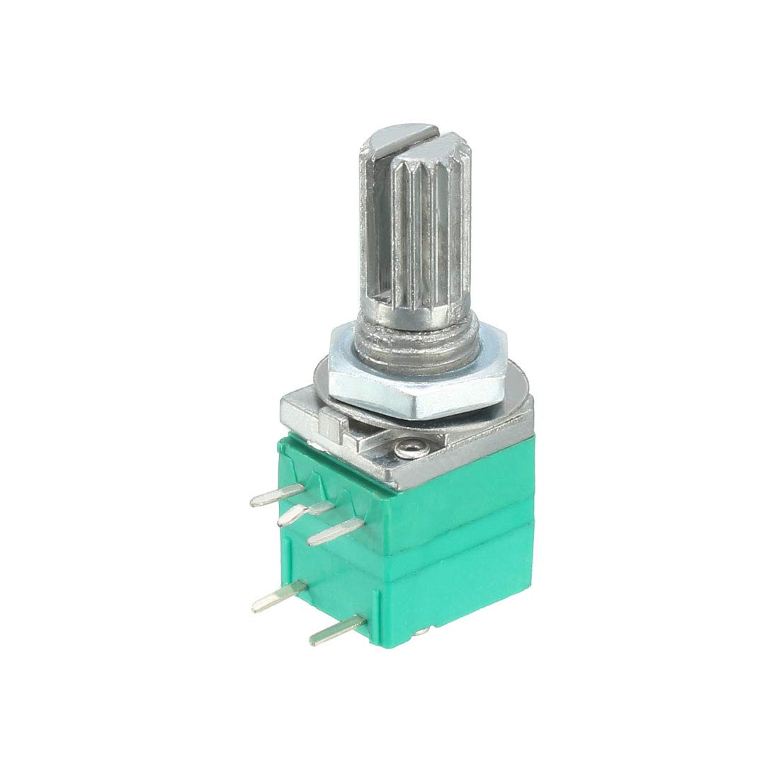 RV097NS 10K Ohm Variable Resistors Single Turn Rotary Carbon Film Taper Potentiometer