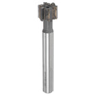 T-Slot Milling Cutters, 14mm Depth 20mm Cutting Dia 12mm Shank Tungsten Carbide Tip 6 Flutes T Slot End Mill for Stainless Steel Copper Aluminum