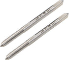 Metric Machine Tap Left M4 Thread 0.7 Pitch H2 Accuracy 3 Flutes High Speed Steel 2pcs