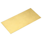 Brass Sheet, 1Pcs 8" x 4" x 0.02" H62 Metal Sheets Plates for Crafts, Electrical Repairs, Industry