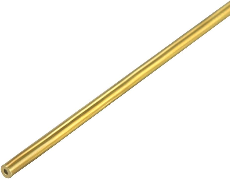 0.3mm x 0.9mm x 500mm Brass Pipe Tube Round Bar Rod