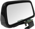 Black Rectangle Adjustable Car Vehicle Wide Angle Rear View Blind Spot Mirror