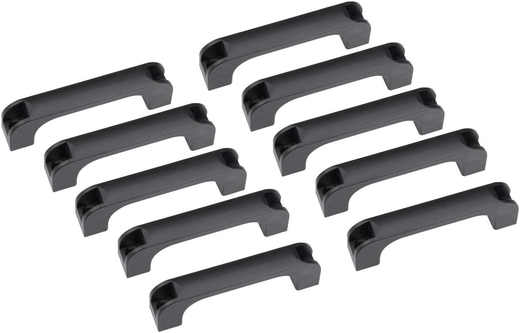 Mânere de trage pentru bagaje din plastic, 120mm distanță între găuri, echipament mecanic, 10Pc