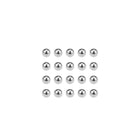 Precision Balls 1/8" Solid Chrome Steel G25 for Ball Bearing Keychain Wheel 200pcs