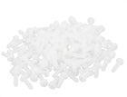 M2.5 x 8mm Nylon 6/6 Phillips Drive Machine Screw grey white 100pcs