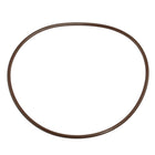 104mm x 110mm x 3mm Coffee Color Fluorine Rubber O Ring Grommet Seal (2 Piece)