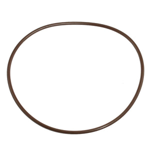 104mm x 110mm x 3mm Coffee Color Fluorine Rubber O Ring Grommet Seal (2 Piece)