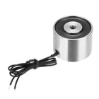Round Solenoid Electromagnet DC 24V 180N 44LB/20Kg Electric Magnet Electric Lifting Magnet for Automation Equipment