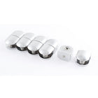 Glass Shelf Bracket Adjustable Metal Door Cabinet Clamp Clip Holder for 3.5-8mm Thickness 10pcs
