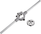 Die Stock Handle Wrench Set, 4-40 UNC Round Die and 20mm Die Holder (Fits 1/8"-5/32" (UNC/UNF) / Metric M3-M4 / 20mm OD Dies) for Bolt Thread Repair