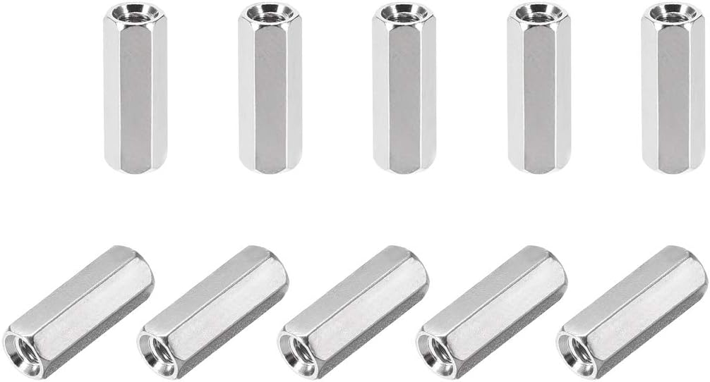 M3x12mm Female-Female Hex Nickel Plated PCB Motherboard Spacer Standoff for FPV Drone Quadcopter, Computer & Circuit Board 10pcs