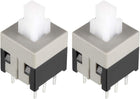 8.5x8.5x14mm PCB DIP Mounting Tact Tactile Push Button Switch Self Lock 6 Pin 20PCS
