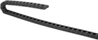 Drag Chain Cable Carrier Closed Type with End Connectors R18 10X10mm 1 Meter Plastic for Electrical CNC Router Machine Black