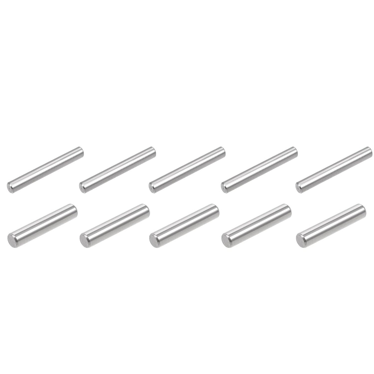 5X 30mm and 6X 30mm Dowel Pin 304 Stainless Steel Cylindrical Shelf Support Pin for Connecting and Positioning, 20in 1 Set