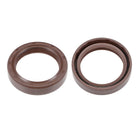 Oil Seal 35mm Inner Dia 47mm OD 10mm Thick Fluorine Rubber Double Lip Seals 2Pcs
