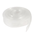 34 mm Dia Clear White Polyolefin Heat Shrink Tube 5.5 M 18Ft