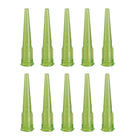 Industrial Blunt Tip Tapered Dispensing Fill Needle 14ga X 1.26" Olive 10pcs