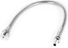 1/2 inchesPT Male Thread Round Nozzle Metal Flexible Coolant Hose 58cm Long