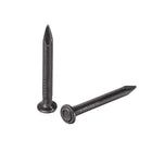 Hardware Nails Carbon Steel Point Tip Wall Cement Nail 25mm(1") 2.3mm Rod Dia Black 150pcs