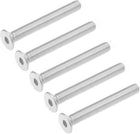 M8x65mm Flat Head Machine Screws Inner Hex Screw 304 Stainless Steel Fasteners Bolts 5Pcs