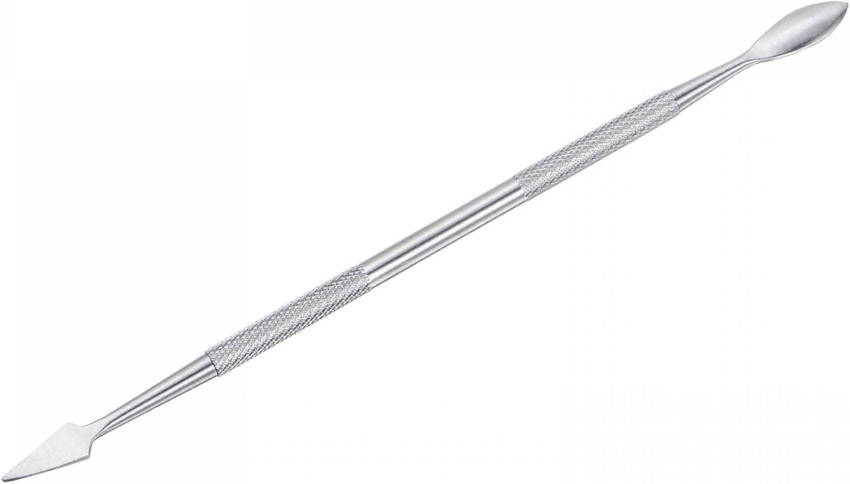 LinkMejor Double Ended Wax Carving Tool, Stainless Steel Spear Point & Tipped Scoop Ceramic Polymer Pottery Hand Tool for Shaping Modeling
