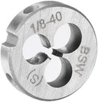 1/8-40 BSW Round Die, Machine Thread Right Hand Threading Die, Alloy Steel Screw Thread Cutting Die