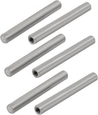 304 Stainless Steel M5 Female Thread 8mm x 70mm Cylindrical Dowel Pin 6pcs