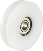 2pcs 4.7mm Deep Metal V Groove Guide Bearing Pulley Rail Ball Wheel 8x50x12mm